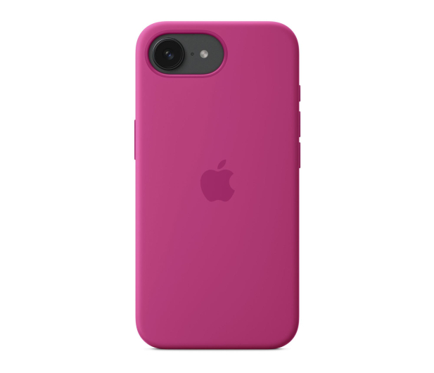 APPLE Silikonowe etui iPhone 16e żywy róż - 1319596 - zdjęcie 2